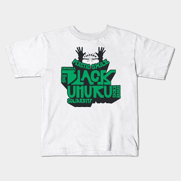 Harmony Echoes: Celebrating the Legacy of Black Uhuru Kids T-Shirt by Boogosh